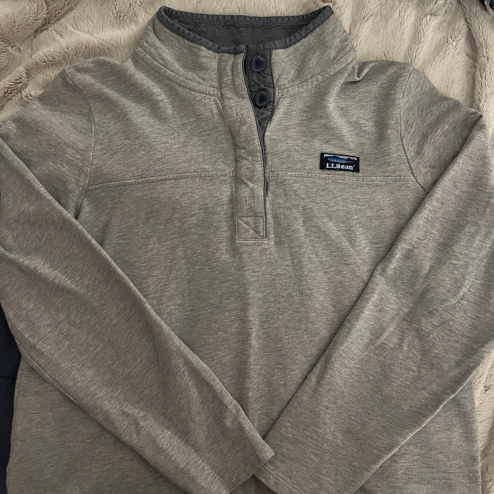 L.L.Bean Gray Pullover Sweater